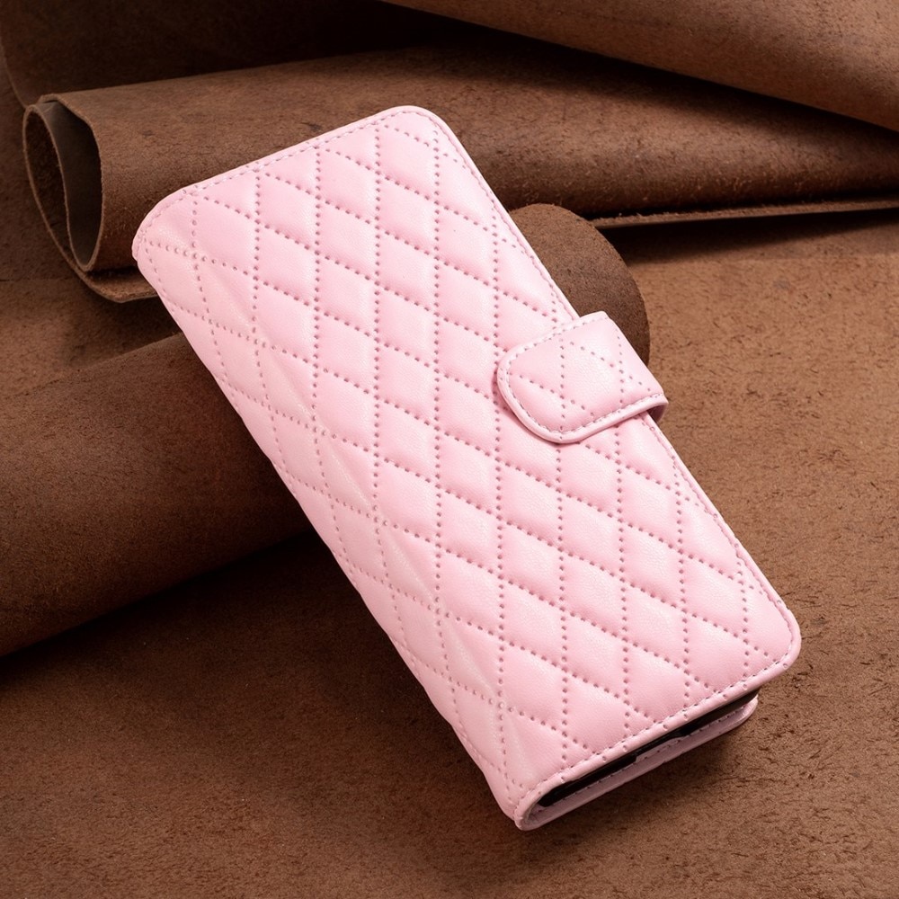 Custodia a portafoglio trapuntate Samsung Galaxy Z Fold 4 Rosa