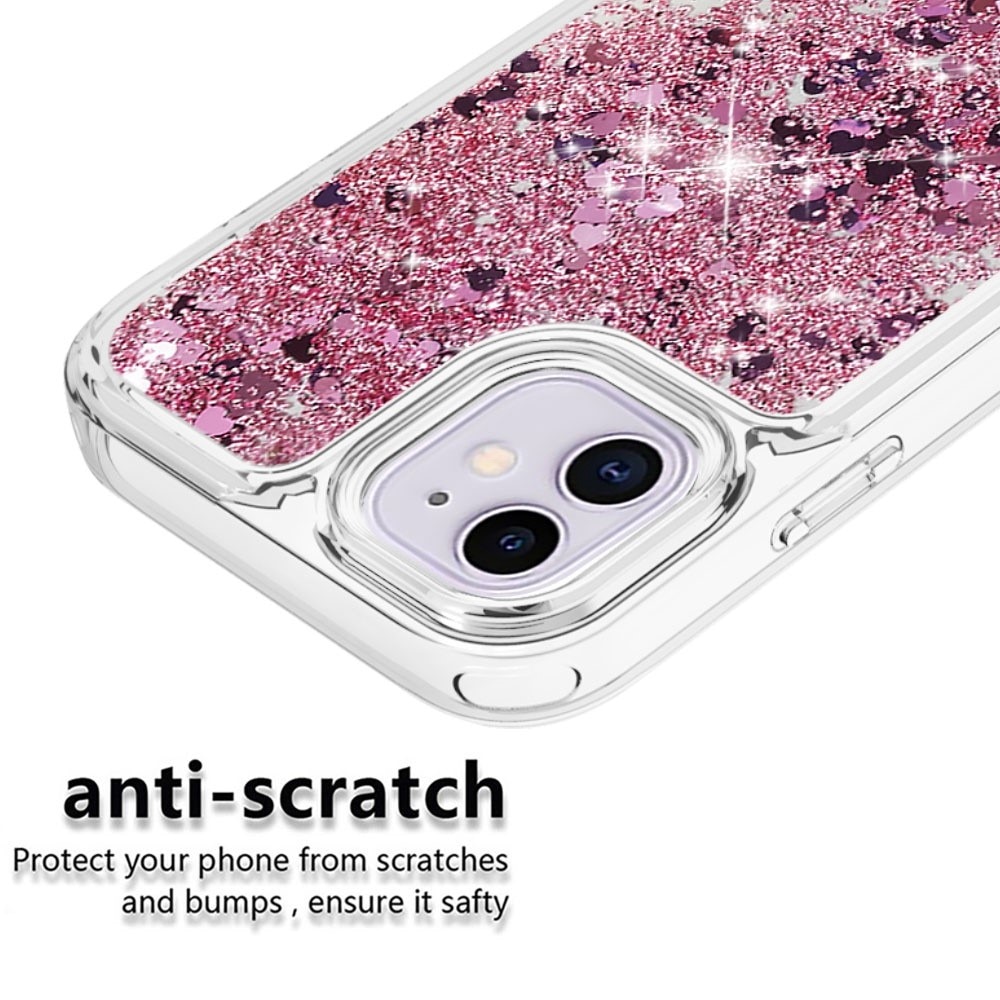 Cover Full Protection Glitter Powder TPU iPhone 11 rosa
