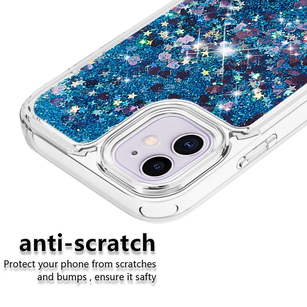 Cover Full Protection Glitter Powder TPU iPhone 11 Blu