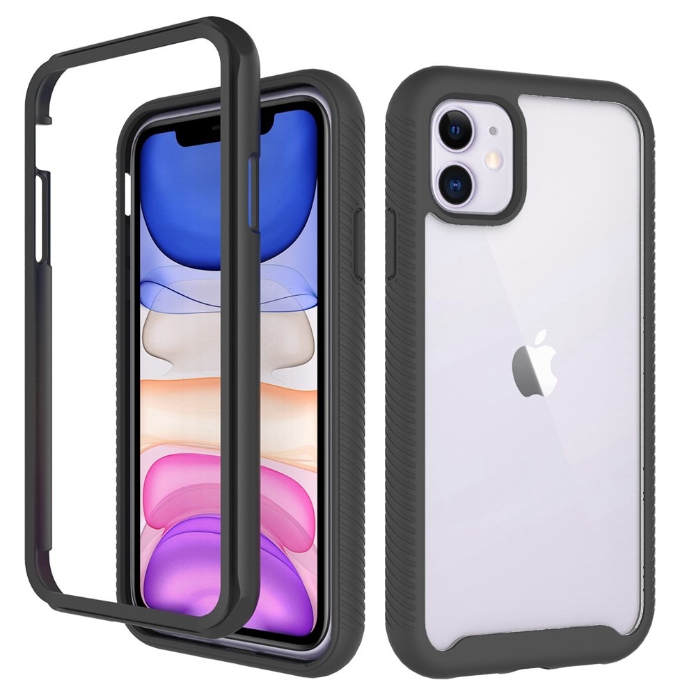 Cover protezione totale iPhone 11 nero