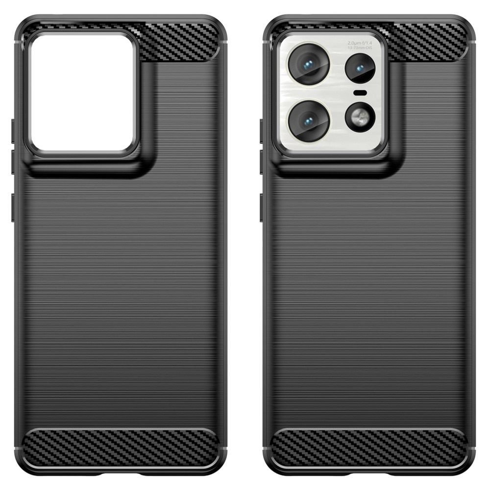 Cover TPU Brushed Motorola Edge 50 Pro Nero
