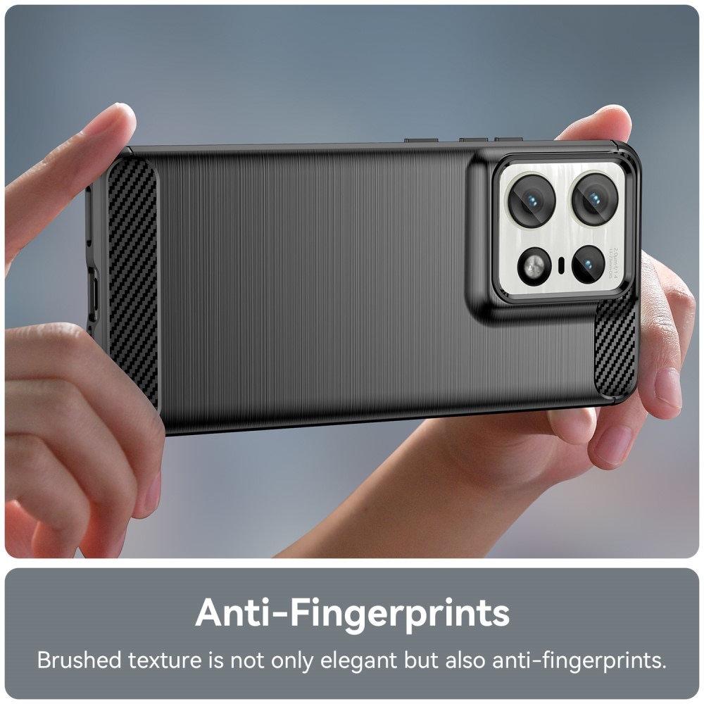 Cover TPU Brushed Motorola Edge 50 Pro Nero