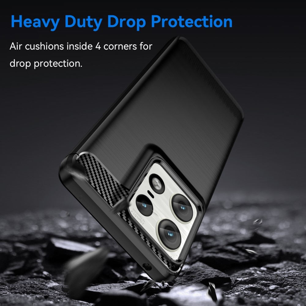 Cover TPU Brushed Motorola Edge 50 Pro Nero