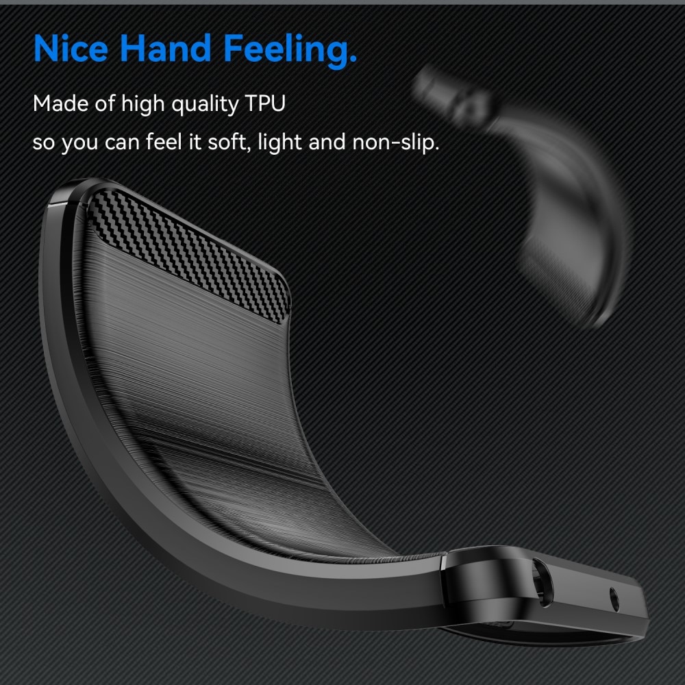 Cover TPU Brushed Motorola Edge 50 Pro Nero