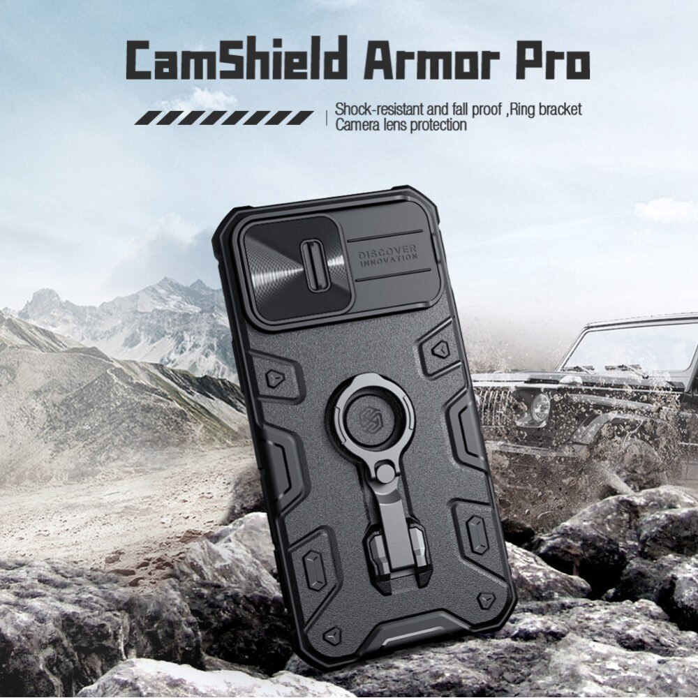 Cover CamShield Armor iPhone 14 Pro Nero