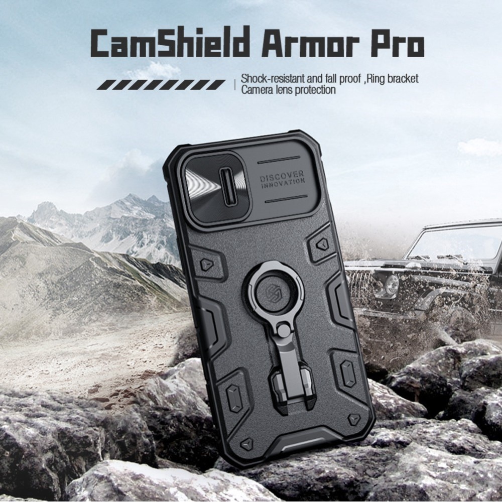 Cover CamShield Armor iPhone 14 Plus Nero