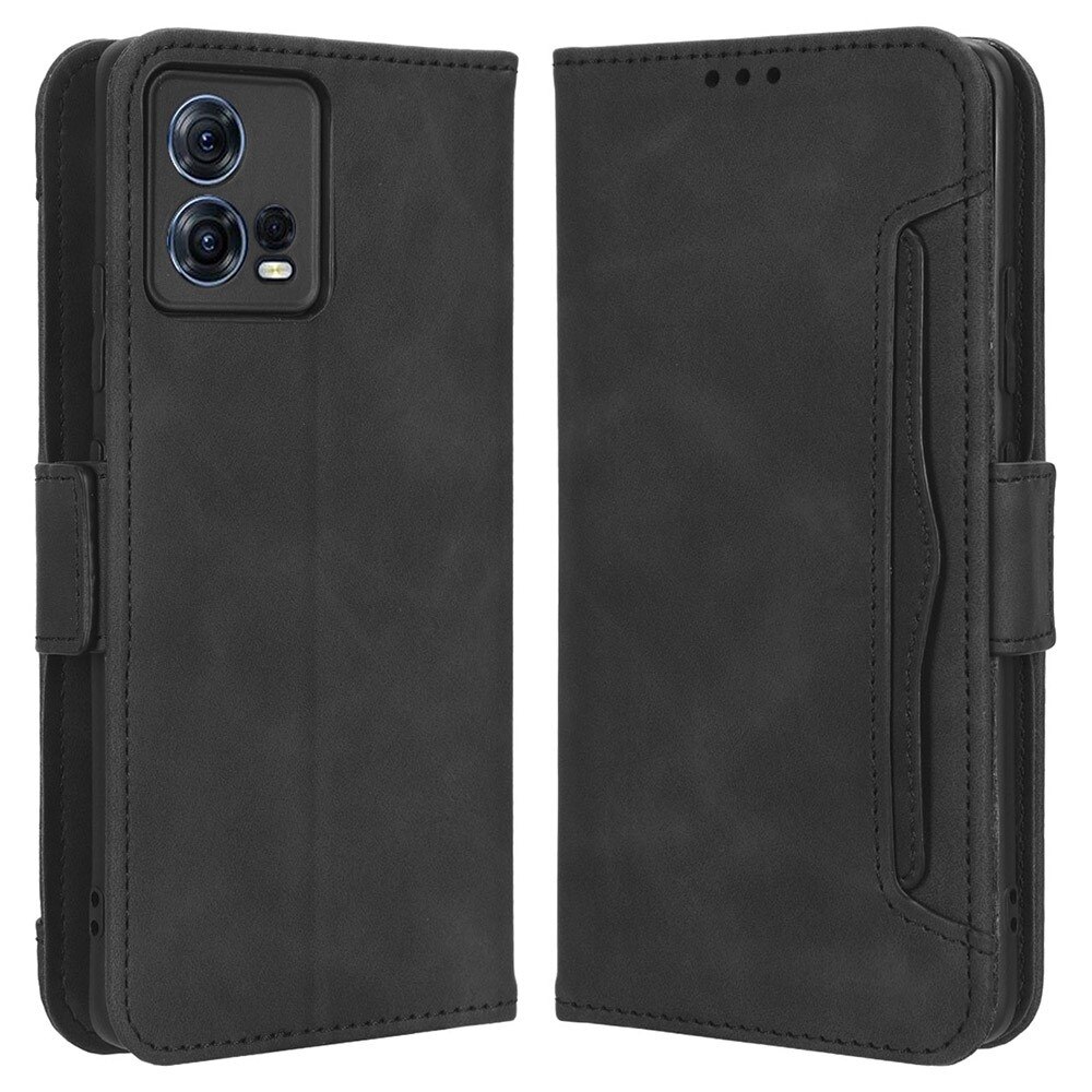 Cover portafoglio Multi Motorola Edge 30 Fusion Nero