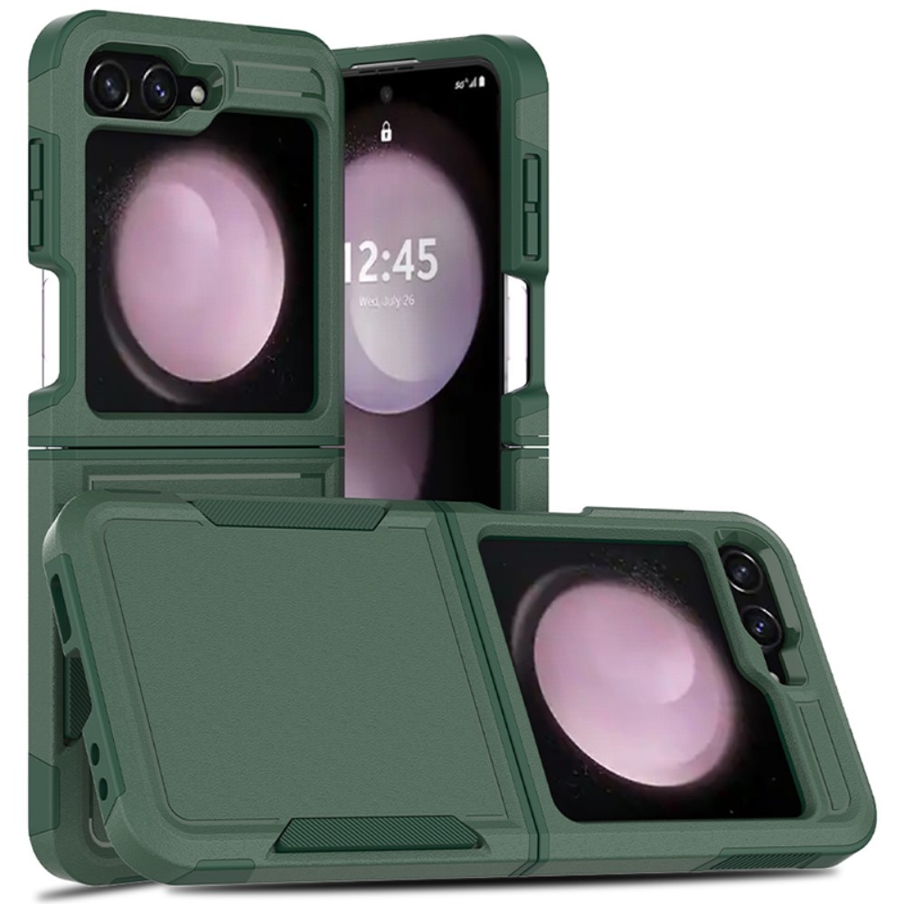 Cover ibride Off-road Samsung Galaxy Z Flip 7, Verde