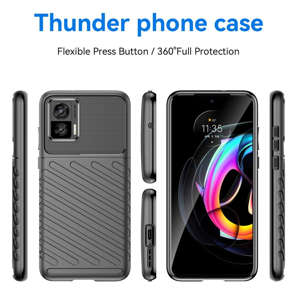 Cover Thunder TPU Motorola Edge 30 Neo Nero