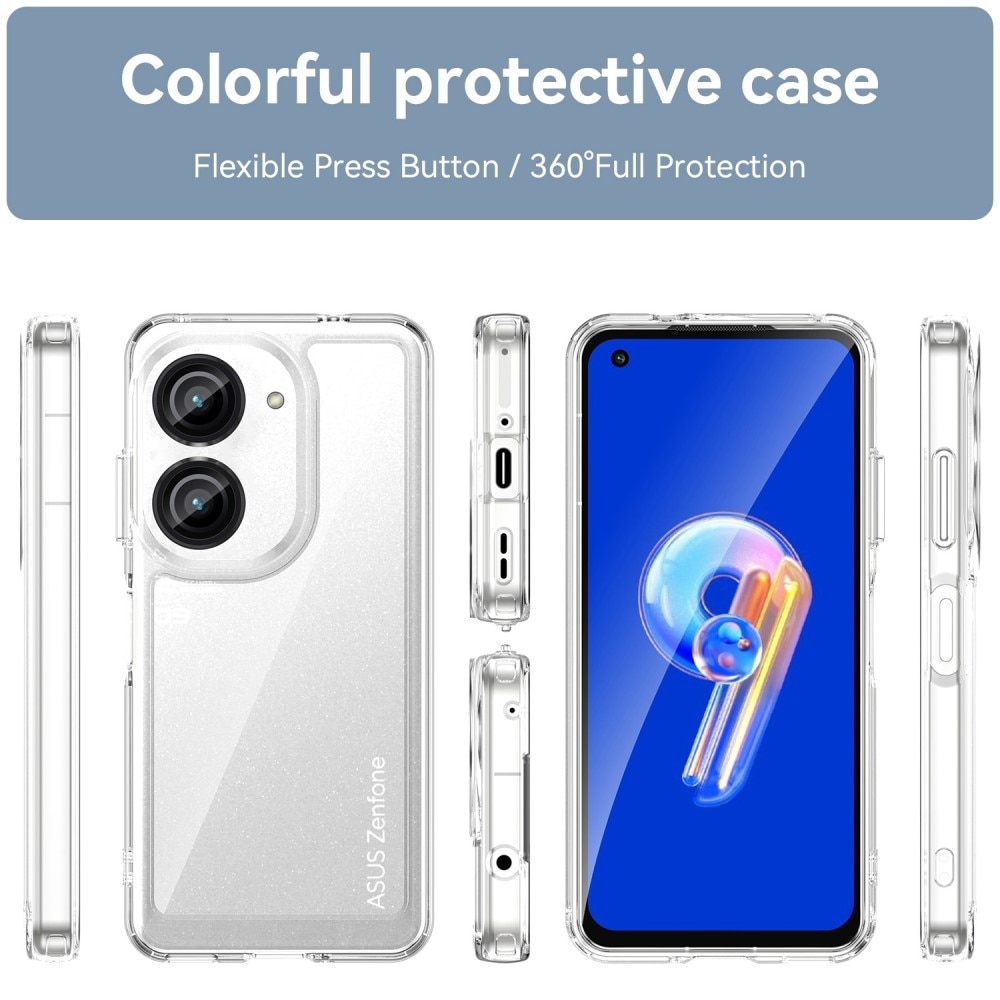 Cover ibrido Crystal Hybrid per Asus Zenfone 9, trasparente