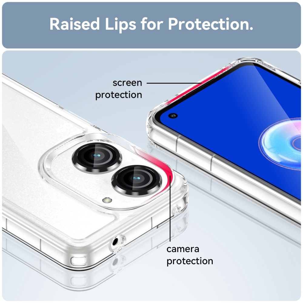 Cover ibrido Crystal Hybrid per Asus Zenfone 9, trasparente