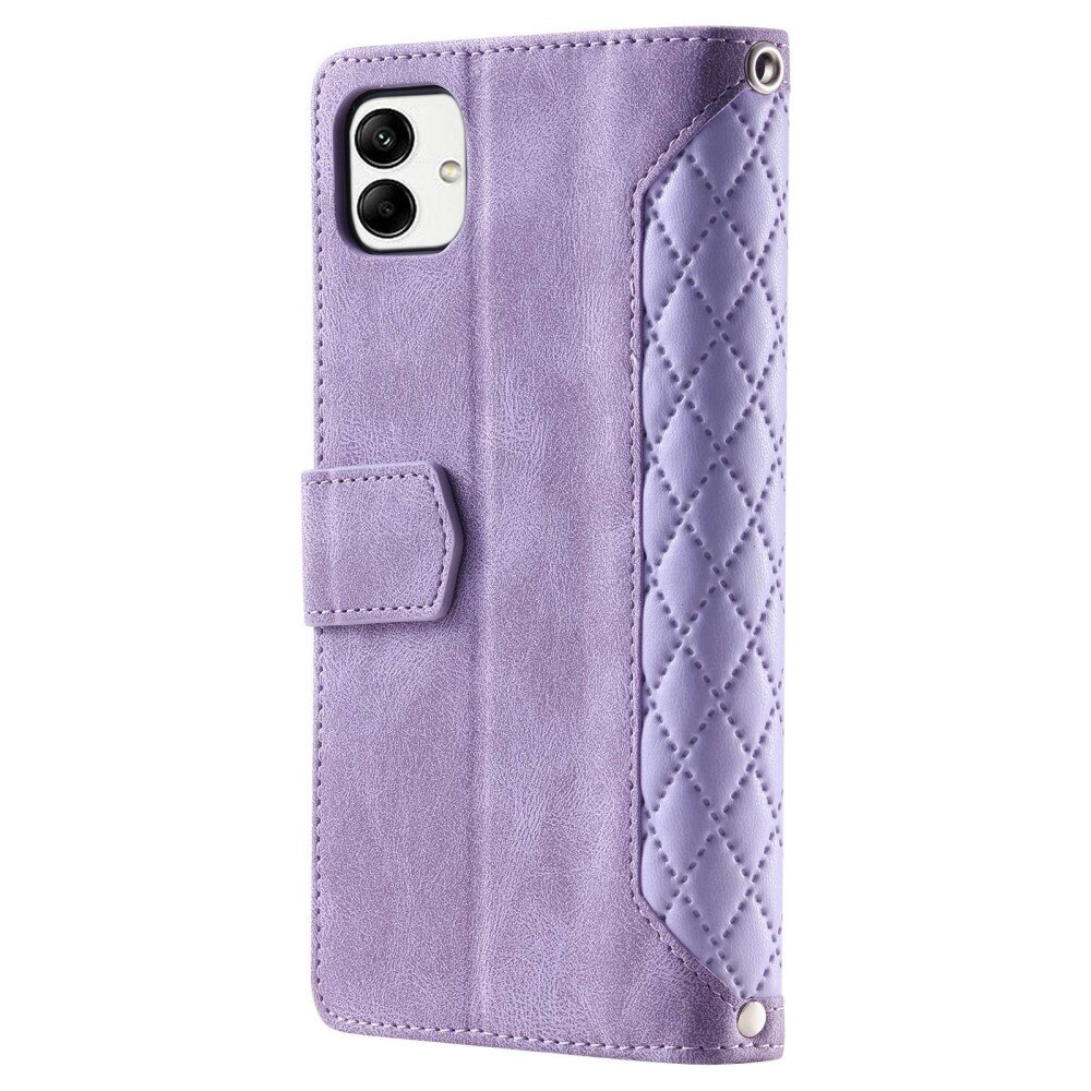 Borsa a portafoglio trapuntata Samsung Galaxy A04 Viola