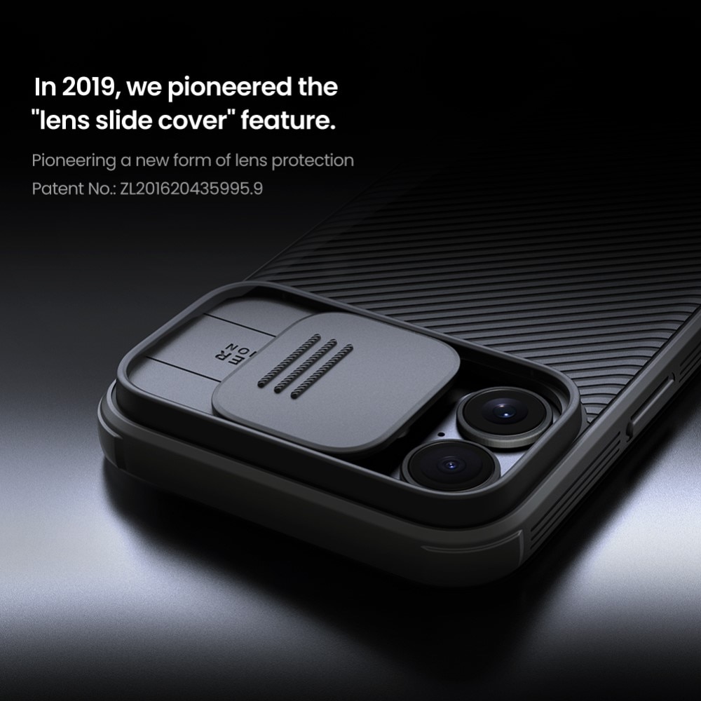 Cover CamShield iPhone 16 Plus Nero