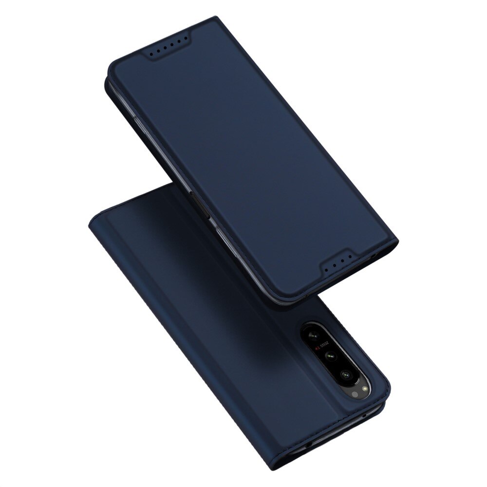 Cover portafoglio Skin Pro Series Sony Xperia 5 IV Navy