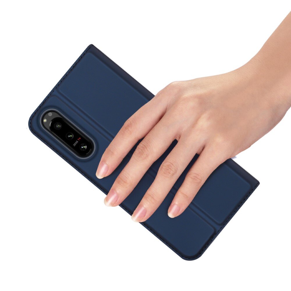 Cover portafoglio Skin Pro Series Sony Xperia 5 IV Navy