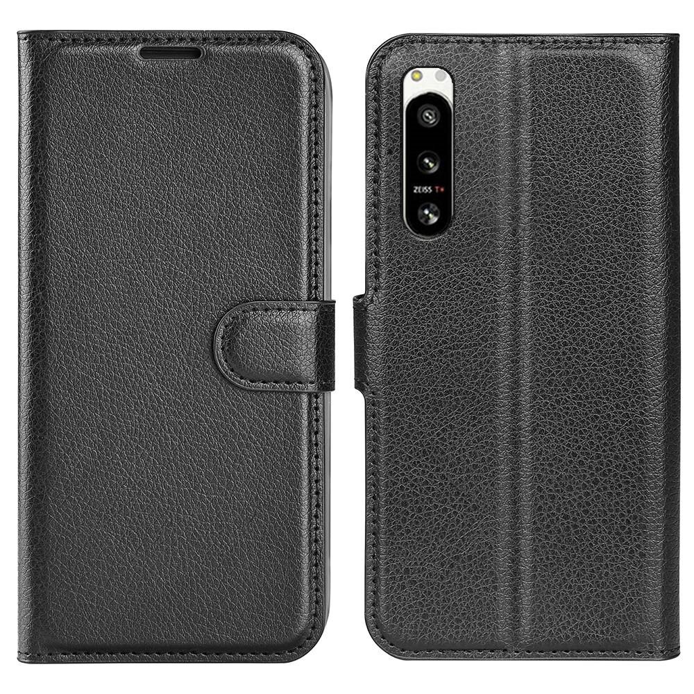 Cover portafoglio Sony Xperia 5 IV Nero