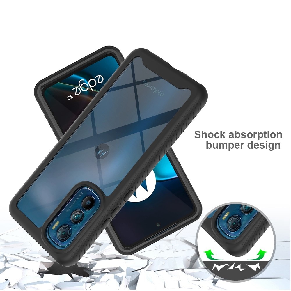 Cover Full Protection Motorola Edge 30 Nero