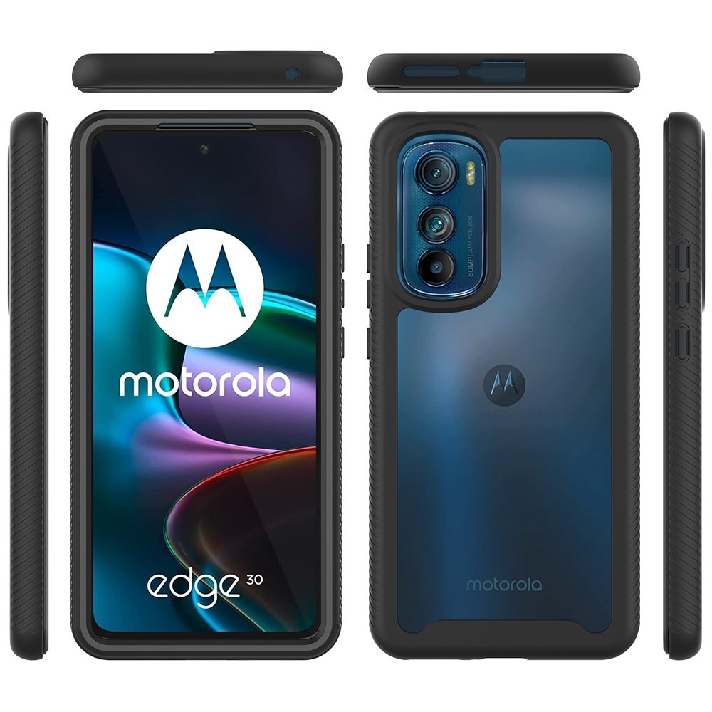 Cover Full Protection Motorola Edge 30 Nero