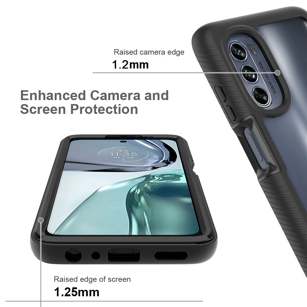 Cover Full Protection Motorola Moto G62 Nero