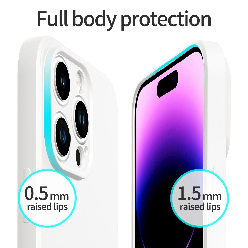 Cover Soft TPU iPhone 14 Pro Max Bianco