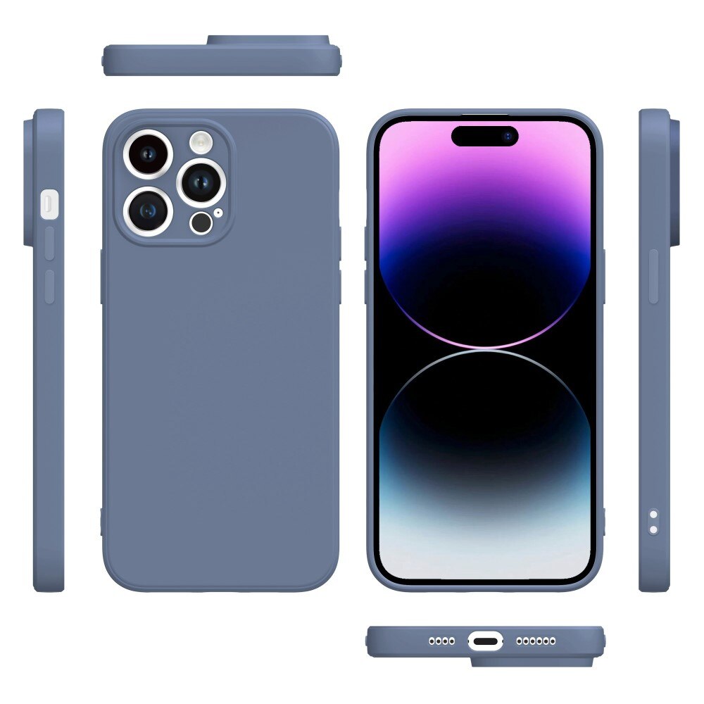 Cover Soft TPU iPhone 14 Pro Blu