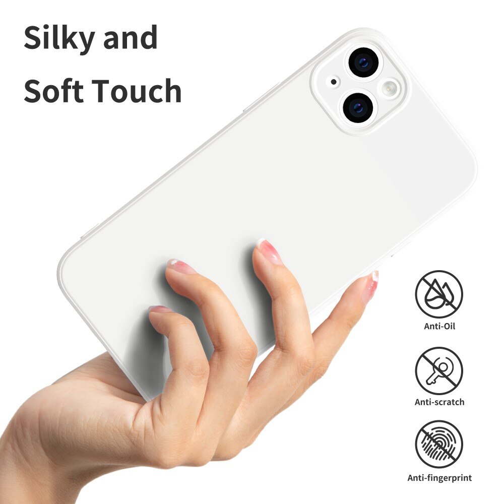 Cover Soft TPU iPhone 14 Bianco