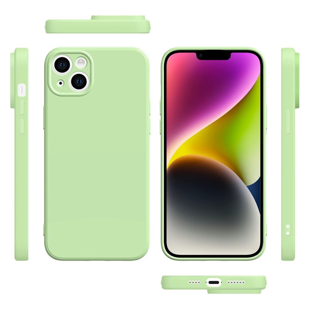 Cover Soft TPU iPhone 14 Verde