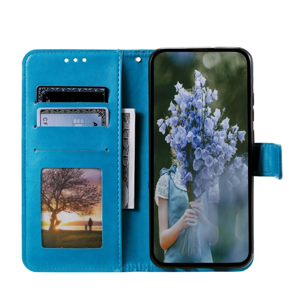 Custodia in pelle Huawei Mate 50 Pro Blu