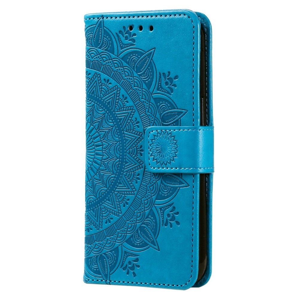 Custodia in pelle Huawei Mate 50 Pro Blu