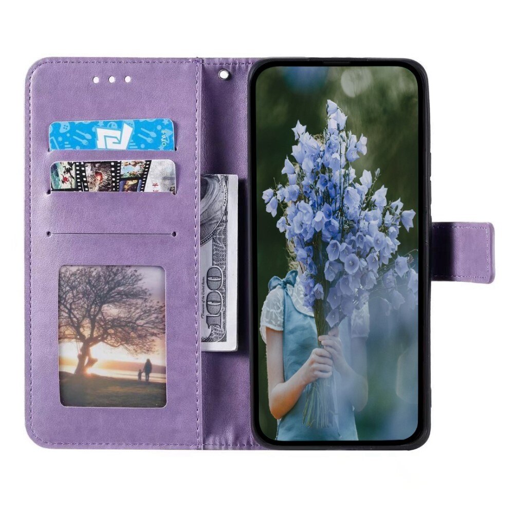 Custodia in pelle Huawei Mate 50 Pro Viola