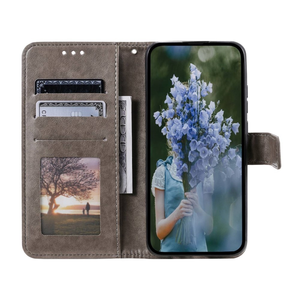 Custodia in pelle Huawei Mate 50 Pro Grigio