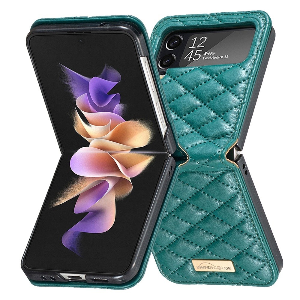 Custodia imbottita Samsung Galaxy Z Flip 3 Verde