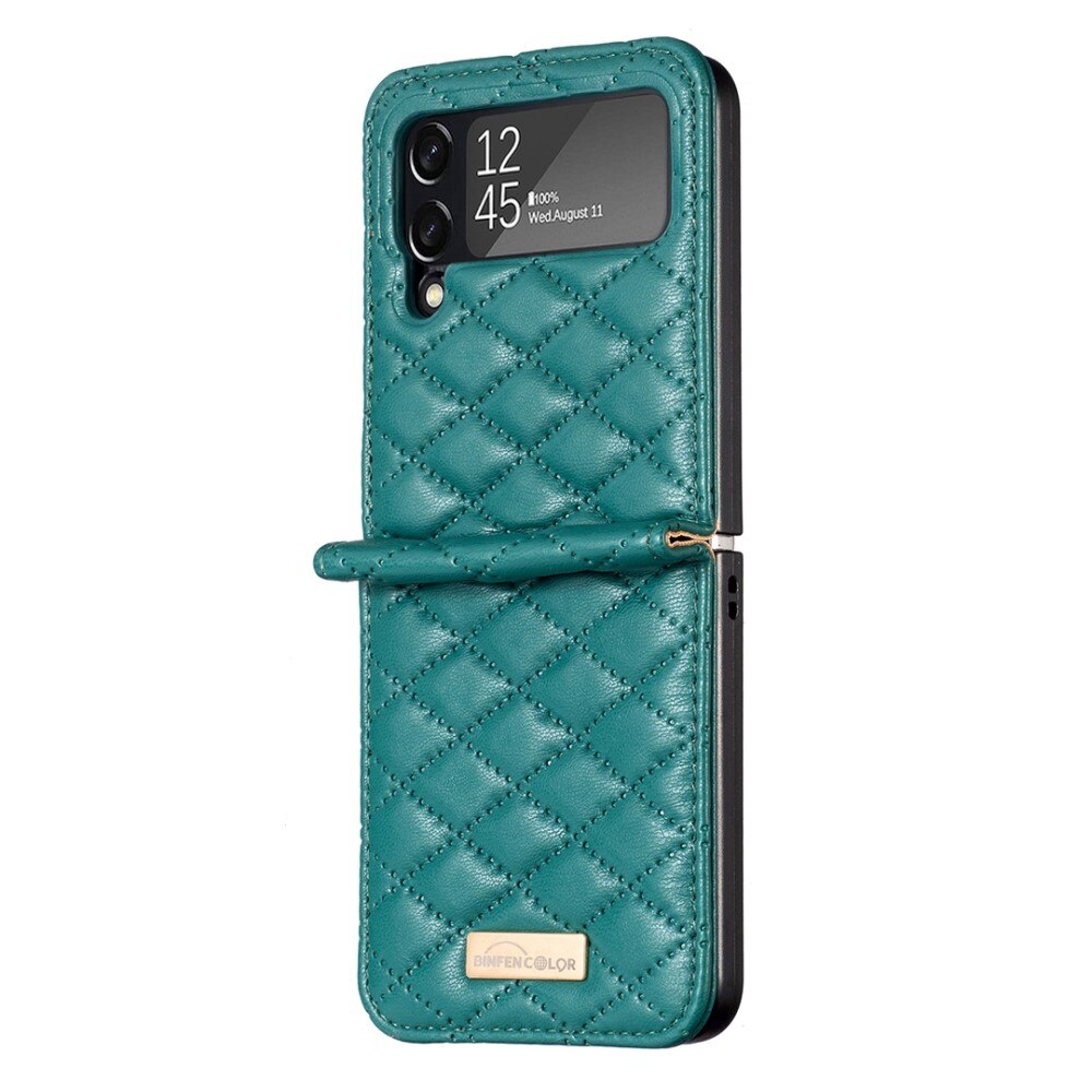 Custodia imbottita Samsung Galaxy Z Flip 3 Verde