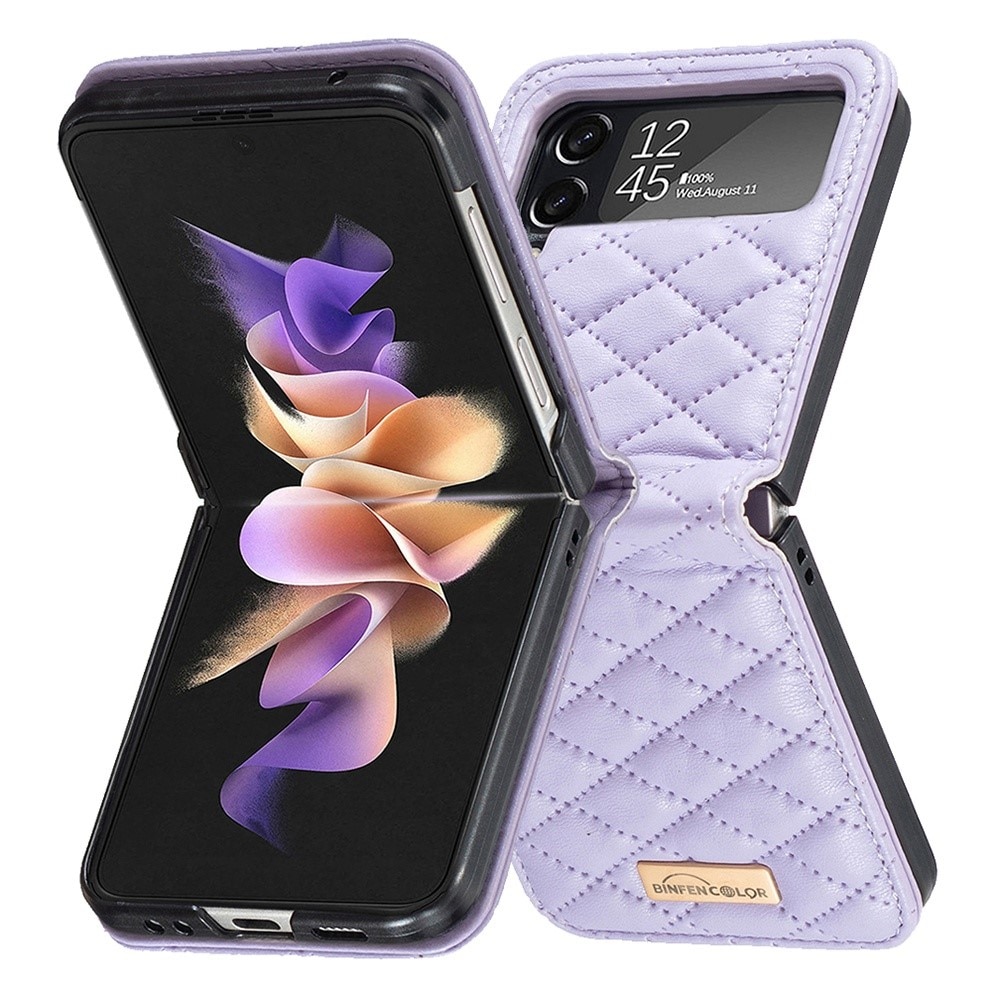 Custodia imbottita Samsung Galaxy Z Flip 3 Viola