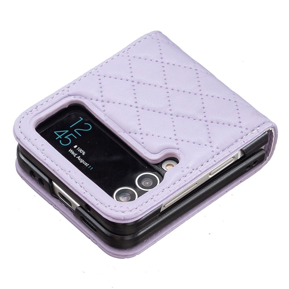 Custodia imbottita Samsung Galaxy Z Flip 3 Viola