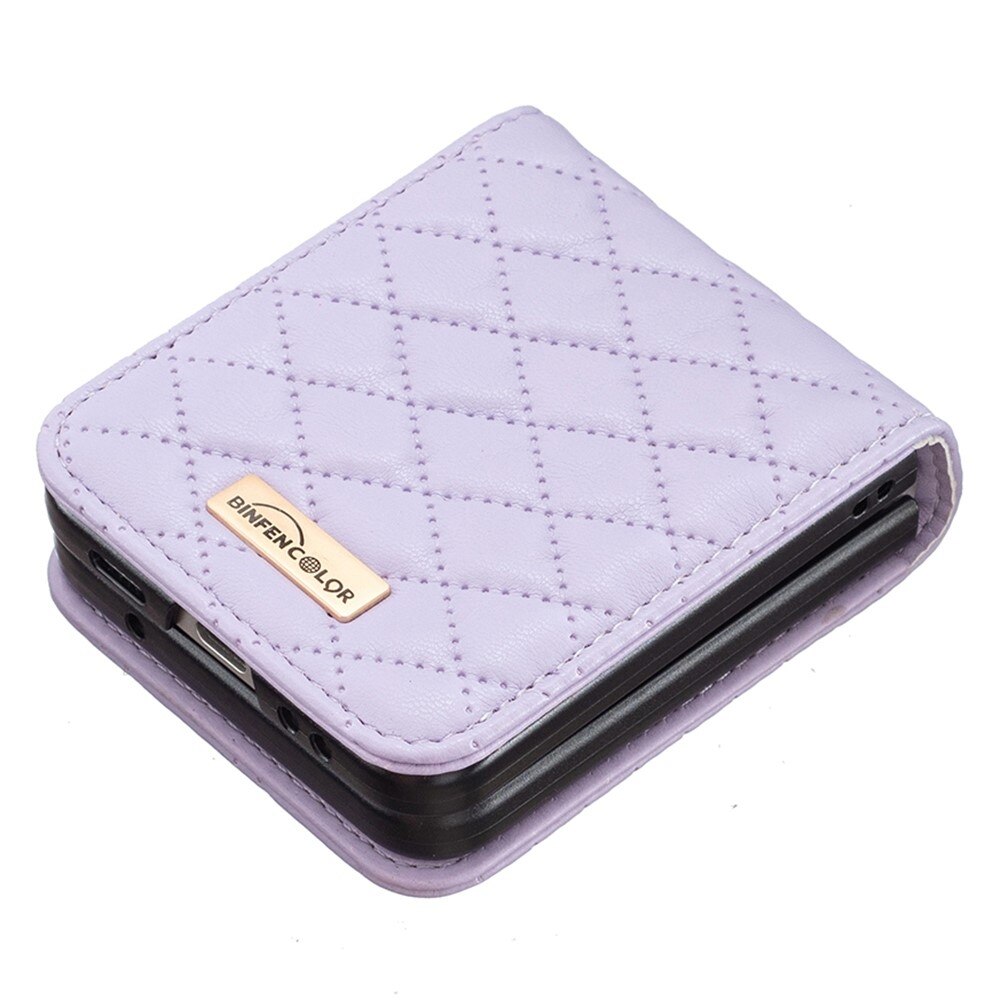 Custodia imbottita Samsung Galaxy Z Flip 3 Viola