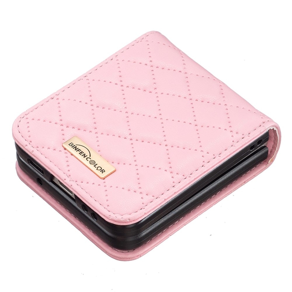 Custodia imbottita Samsung Galaxy Z Flip 3 Rosa