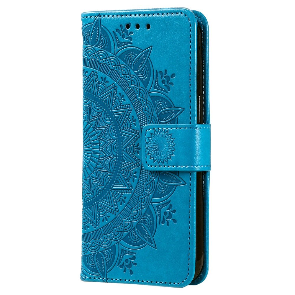 Custodia in pelle Mandala Xiaomi 12T/12T Pro Blu