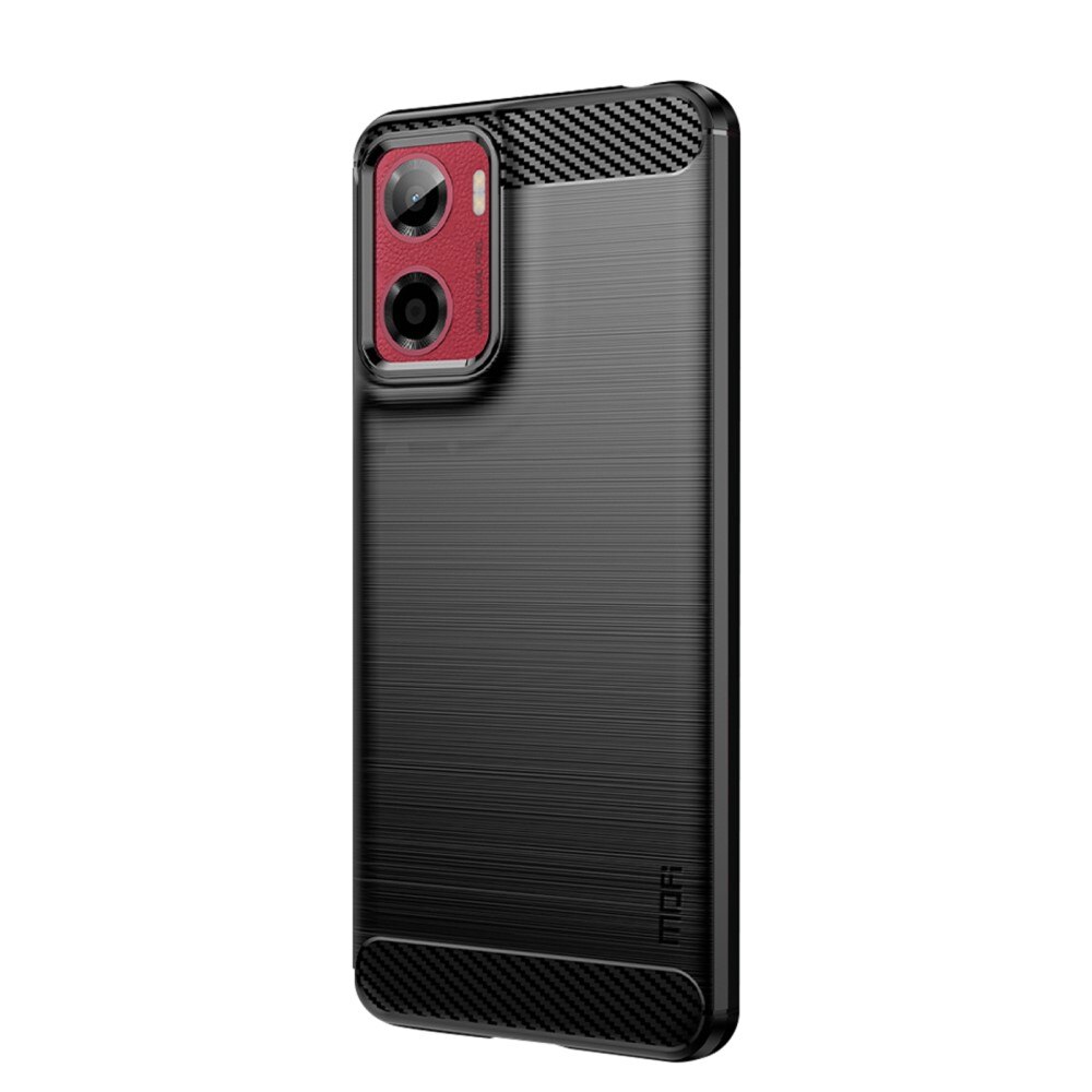 Cover TPU Brushed Motorola Moto E15 Nero