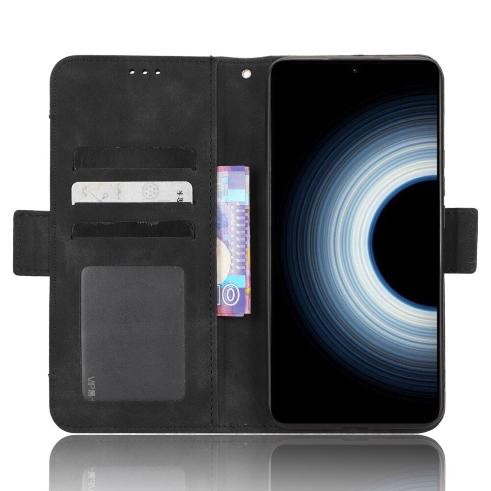 Cover portafoglio Multi Xiaomi 12T/12T Pro Nero