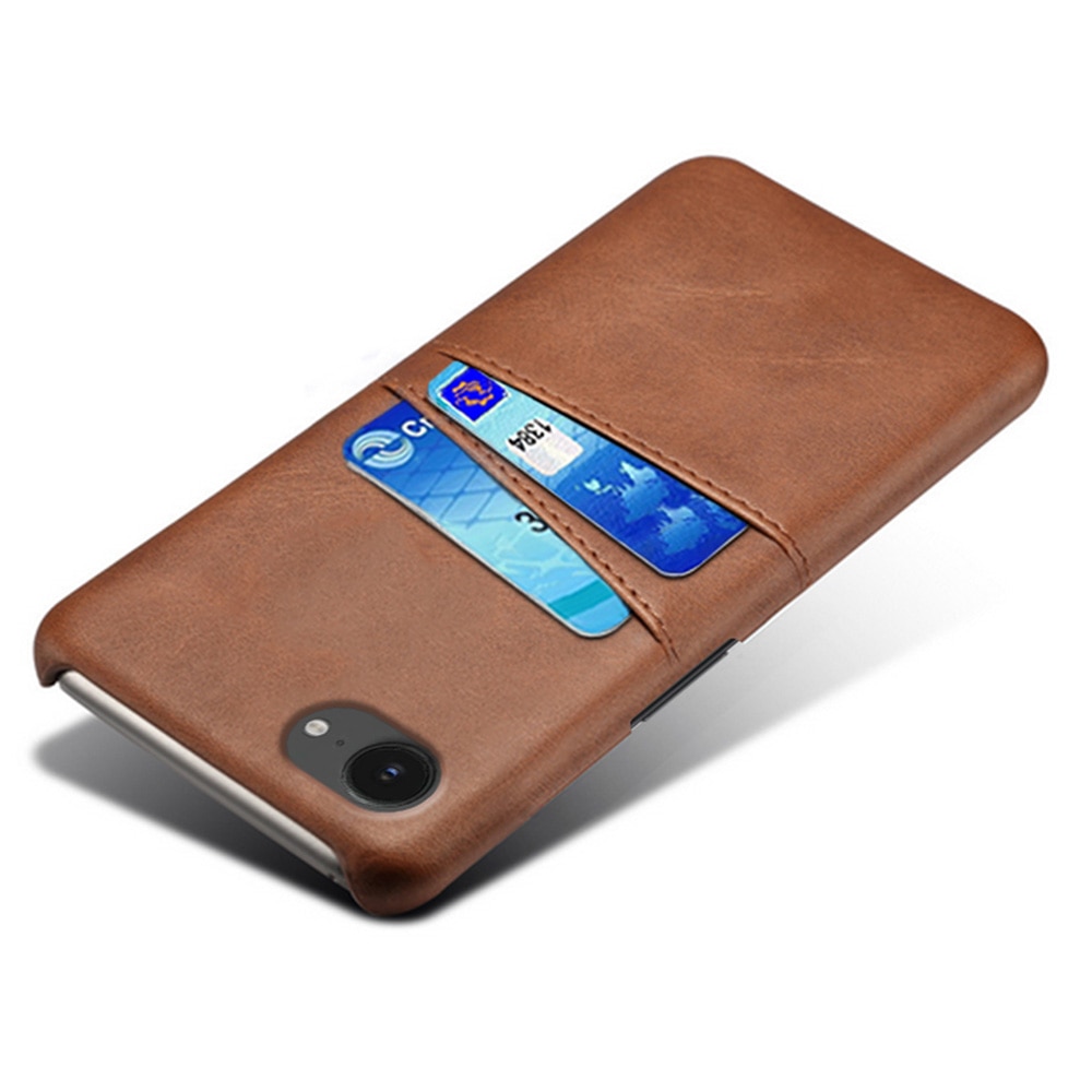 Cover Card Slots iPhone 16e Marrone