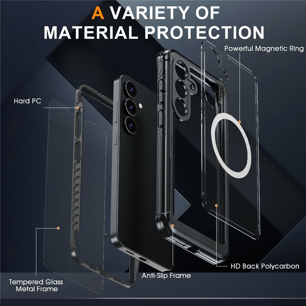 Cover Premium Full Protection Samsung Galaxy S25 Plus Black