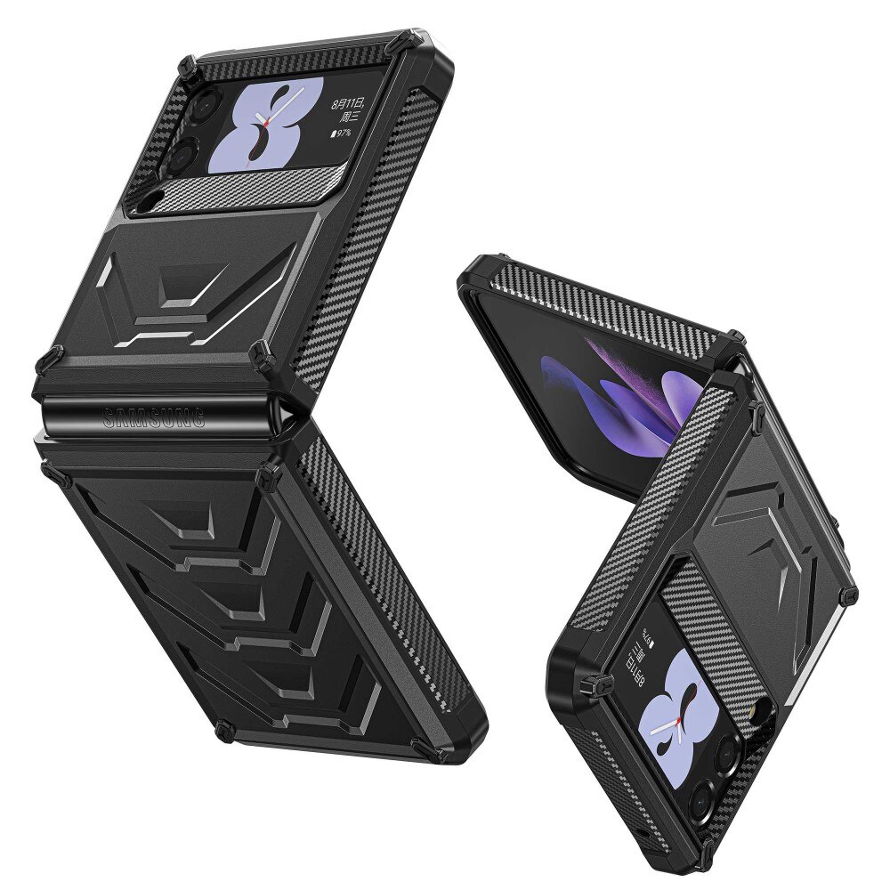 Cover Tactical Full Protection Samsung Galaxy Z Flip 3 Nero