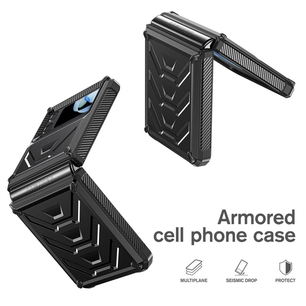 Cover Tactical Full Protection Samsung Galaxy Z Flip 4 Nero