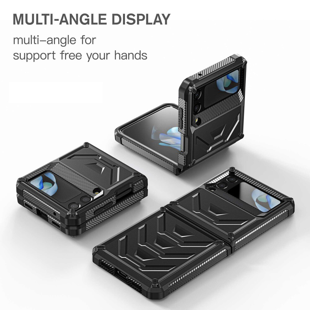 Cover Tactical Full Protection Samsung Galaxy Z Flip 4 Nero