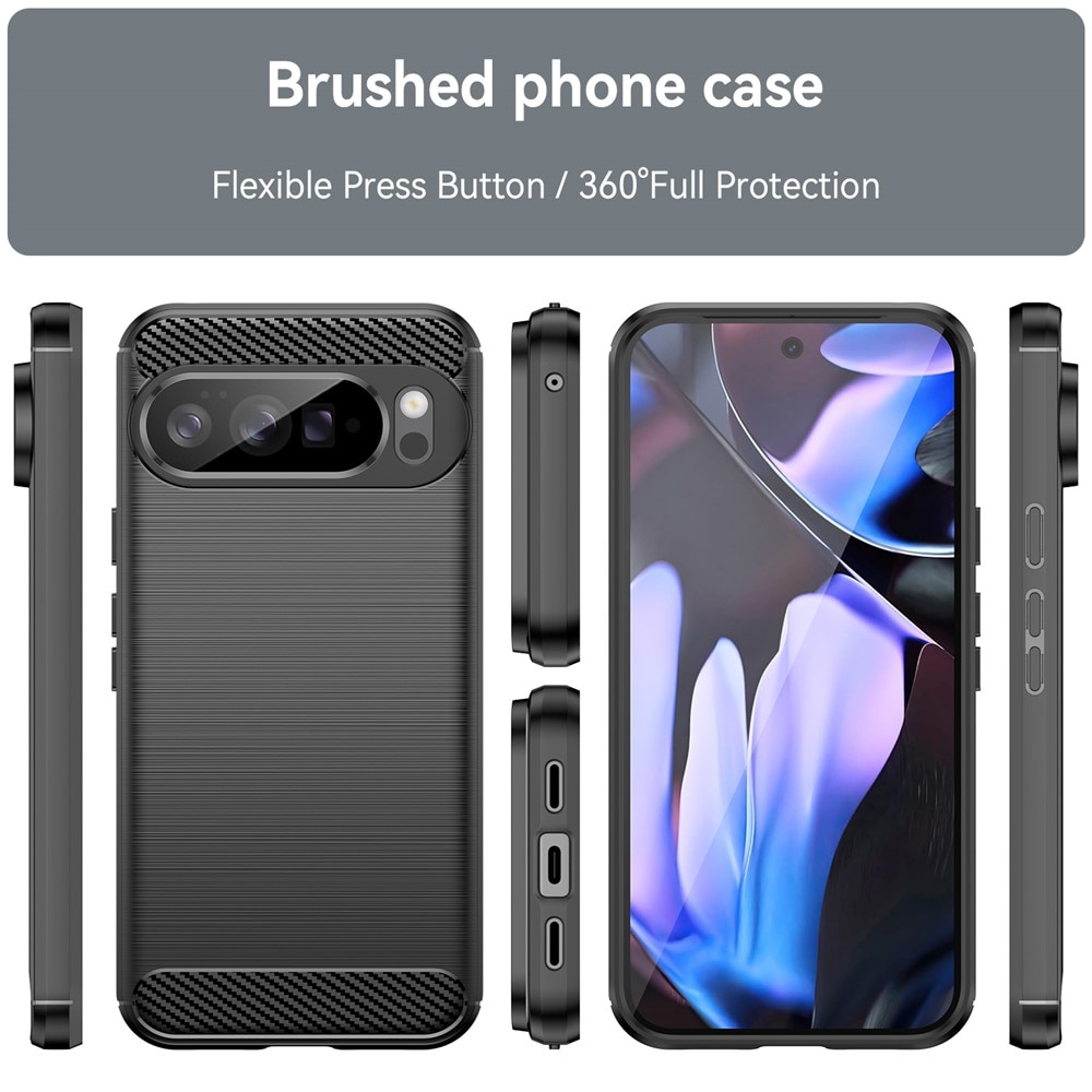 Cover TPU Brushed Google Pixel 10 Pro XL Nero