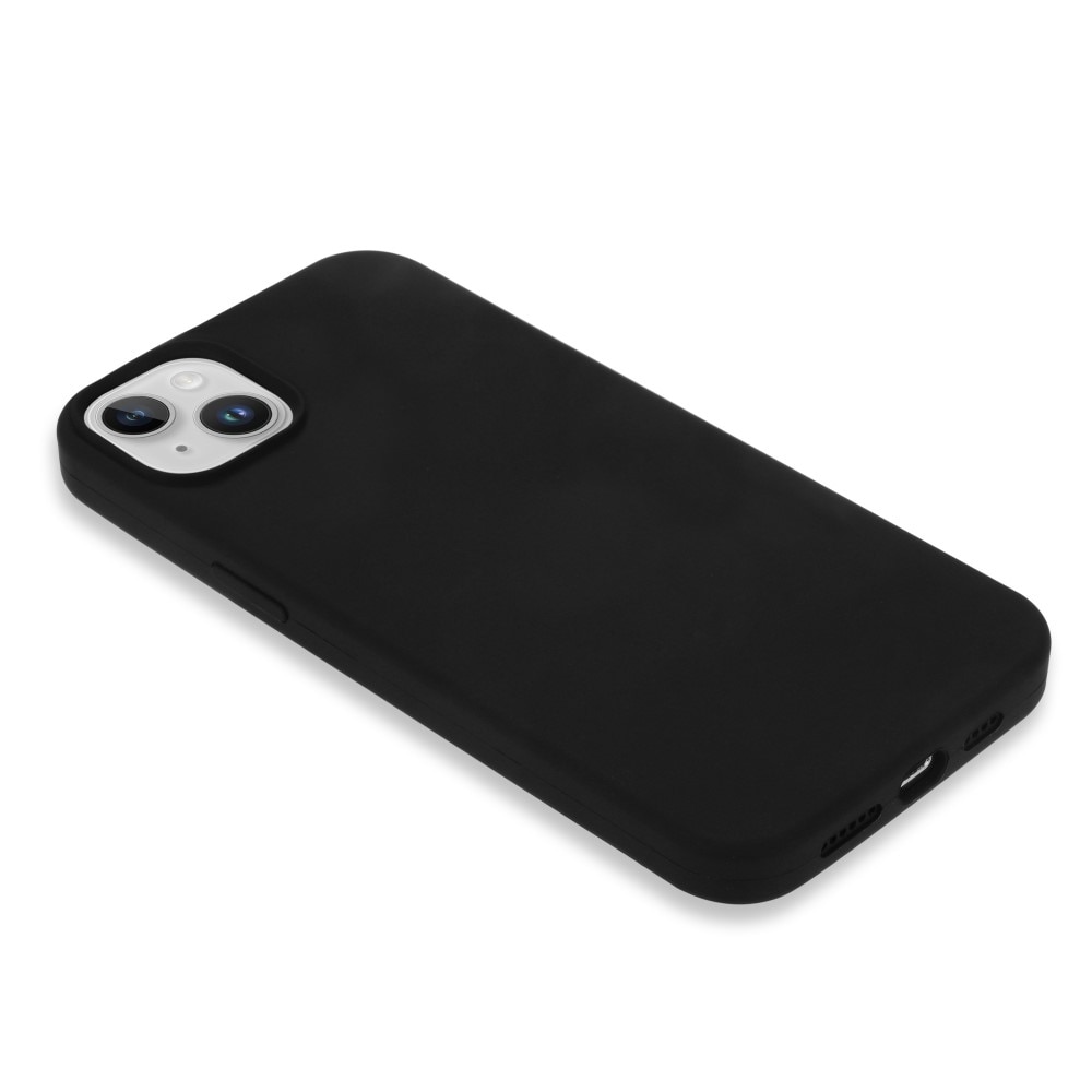 Cover in silicone iPhone 14 nero