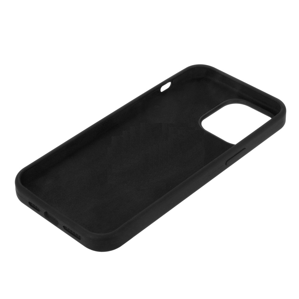 Cover in silicone iPhone 14 nero