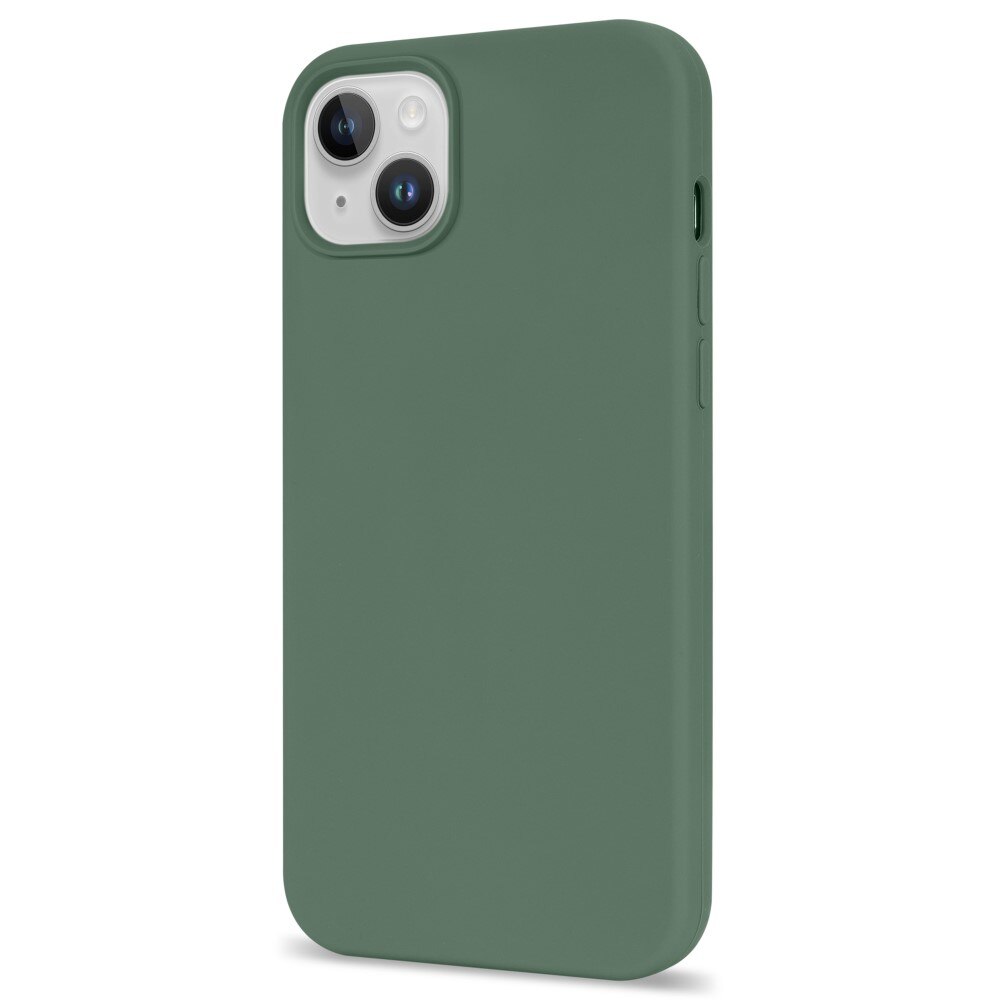 Cover in silicone iPhone 14 verde