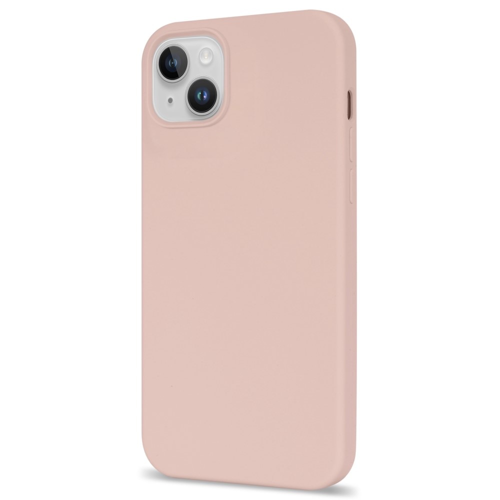 Cover in silicone iPhone 14 rosa